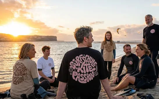 Sonnenuntergang nach der Session – Camp-Vibe